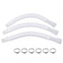3Pcs Hose Polyethylene Plastic Replacement Pressure Resistant Leak Proof Pool Pump Hose