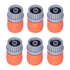 6Pcs Hose Connector Plastic Durable Anti Strong Acid Anti Rust Suction Head Pipe Adapter for Swimming Pool GardenUS Standard