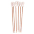 6PCS Electroculture Plant Stakes 12 Inch Natural Wood Stake Wrapped with Pure Copper Coil Gardening Antennas for Growing Garden Plants Vegetables
