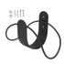 Stainless Steel Garden Hose Bracket Wall Mount Strong Load Bearing Garden Hose Storage Holder Easy To Install Hose Hanger Black