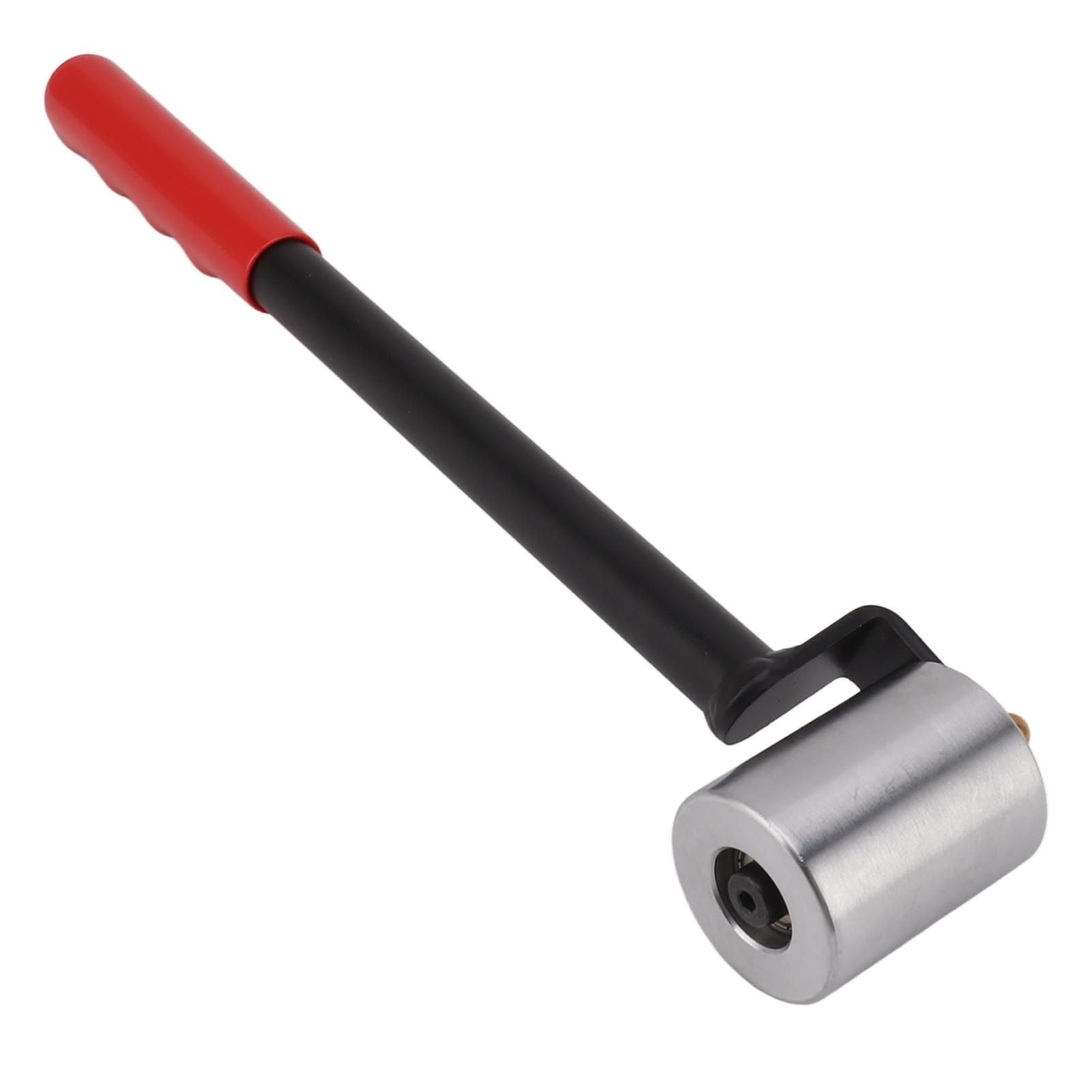 Wallpaper Seam Roller Iron Right Angle Straight Long Handle Smoothing Hand Pressure Roller Tool for PVC Plastic Roofing Decking Membrane