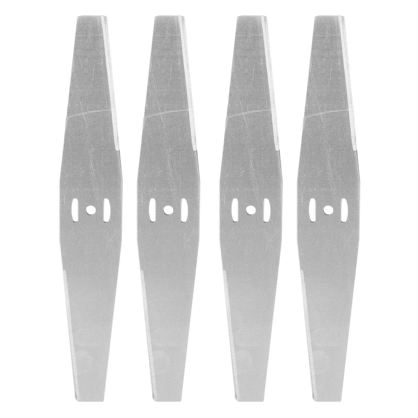 4PCS Lawn Mower Blades Stainless Steel Electric Grass Trimmer Cutter Blade Replacement Set for Yard and Garden Weeder Tool