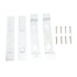 2 Set Bird House Hanger Bracket Galvanized Steel Bird House Mounting Bracket for Feeders Nest Boxes