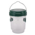Wasp Catcher LED Solar Powered Waterproof Hornet Traps for Wasp Fruit Fly Garden Terrace Farmland Green