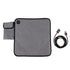 Portable Heated Seat Cushion USB Heated Seat Cushion Adjustable Temperature Heated Chair Cushion for Fishing Camping Light Gray