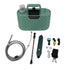 Electric Plant Sprayer Battery Powered 5L with 3 Nozzles Retractable Wand Adjustable Shoudler Strap Garden Sprayer for Lawn Green