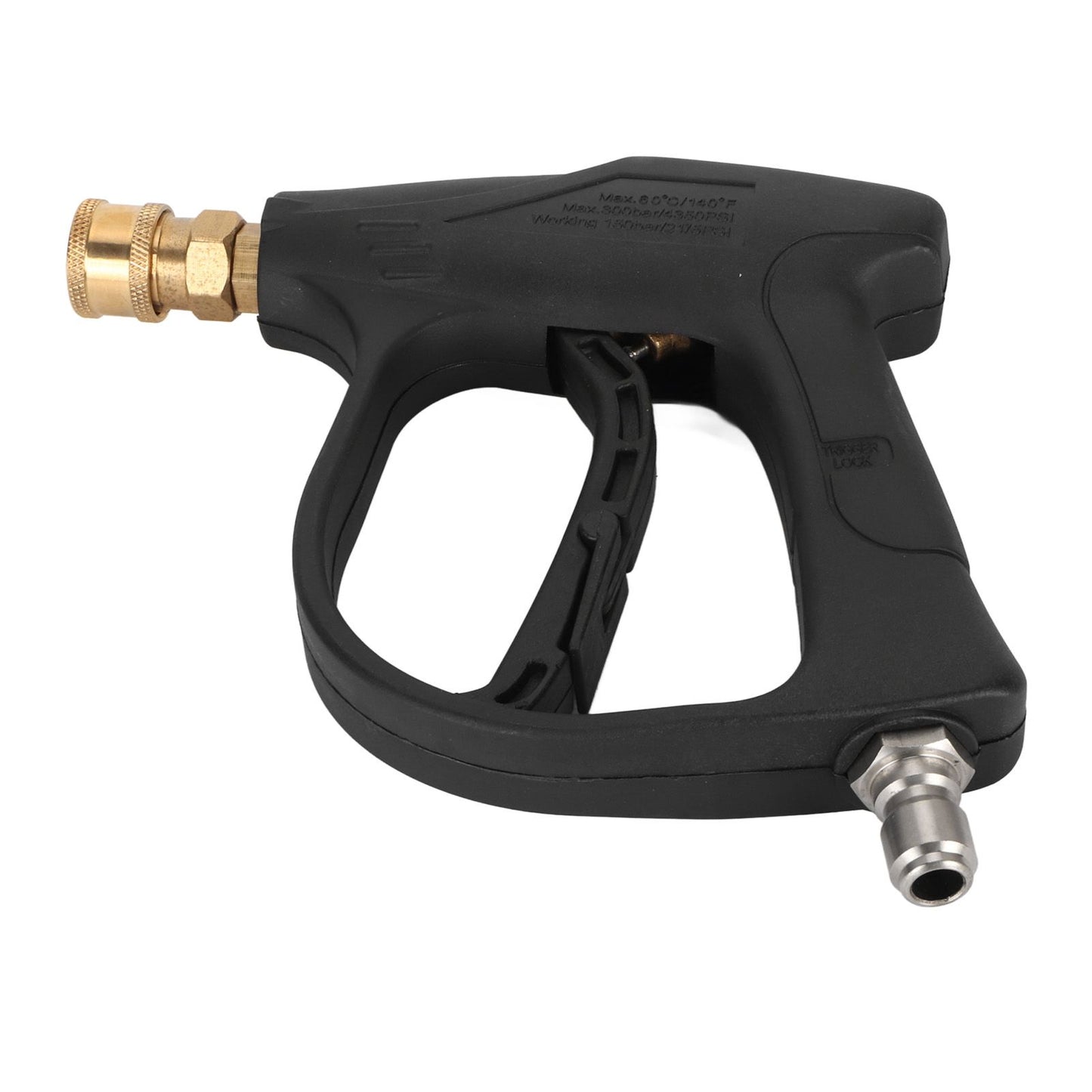 High Pressure Washer Handle Pure Copper Spool 4350PSI Pressure Washer Sprayer Handle with 3/8 Inch Quick Connector for Car Cleaning