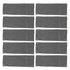10pcs Flood Sandbags Professional Empty Rain Proof Drawstring Flood Control Sandbags for House Door Garage Basement Grey