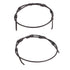 2PCS Replacement Tree Stand Cables 65 Inch Stainless Steel Plastic Climbing Treestand Cables for Hunting Accessories