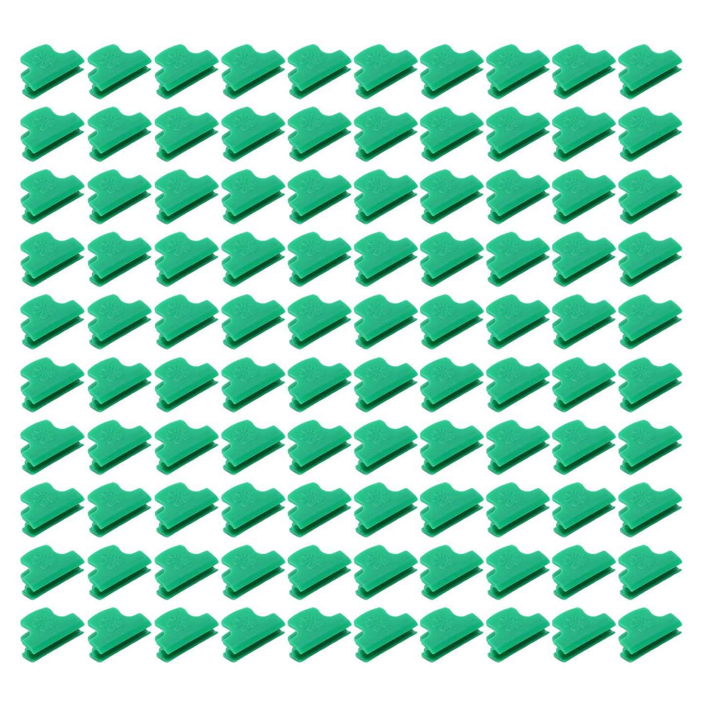 100Pcs 6mm Plastic Greenhouse Film Clamps Pipe Clamps Greenhouse Covering Accessories for Fixing