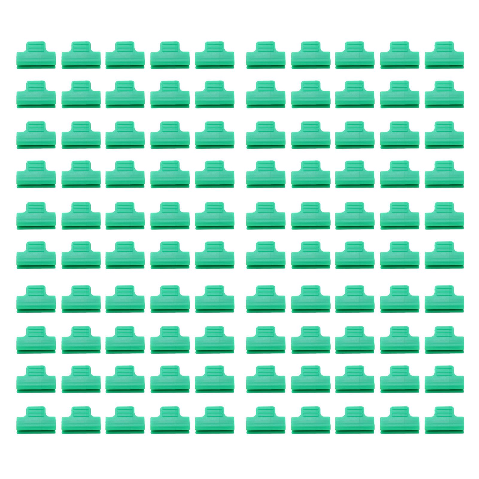 100pcs Greenhouse Clamps Film Row Cover Netting Tunnel Hoop Clip Frame Shading Net Rod Clip Greenhouse Film Clamps 8mm / 0.3in