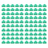 100pcs Greenhouse Clamps Film Row Cover Netting Tunnel Hoop Clip Frame Shading Net Rod Clip Greenhouse Film Clamps 8mm / 0.3in