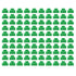 100 PCS Garden Shed Clamps Plastic Stable Versatile Film Shading Net Clips for Greenhouse 16mm/0.63in