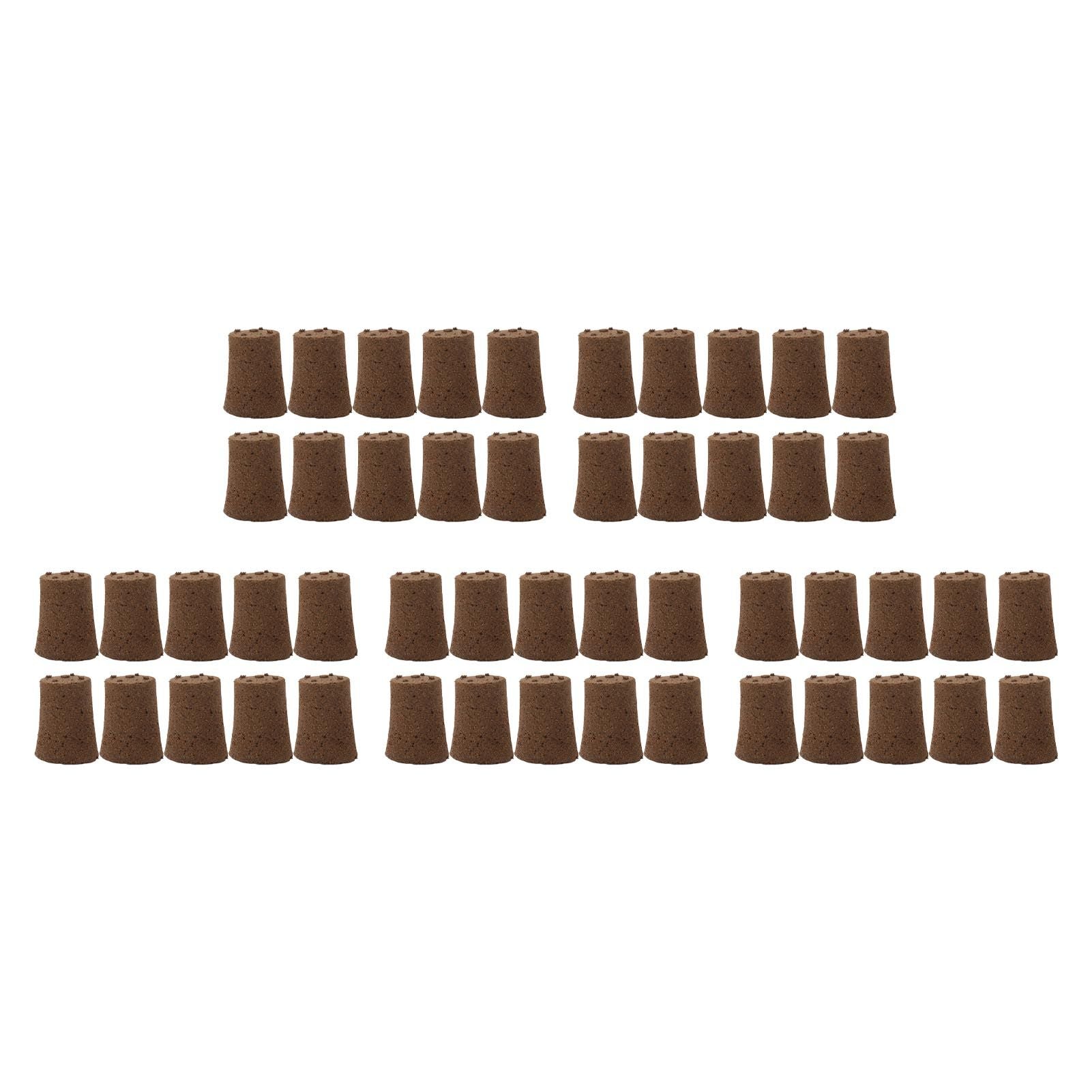 50 Pcs Seedling Block Peat Planting Block for Gardening Hydroponics Soilless Cultivation Plants Germination HRD TN0927