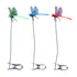 Dragonfly Clip Fake Dragonfly Pole Clips Natural Organic Concept 3D Dragonfly Garden Decor for Family Garden Potted Flowers Lawn House Statue 3Pcs