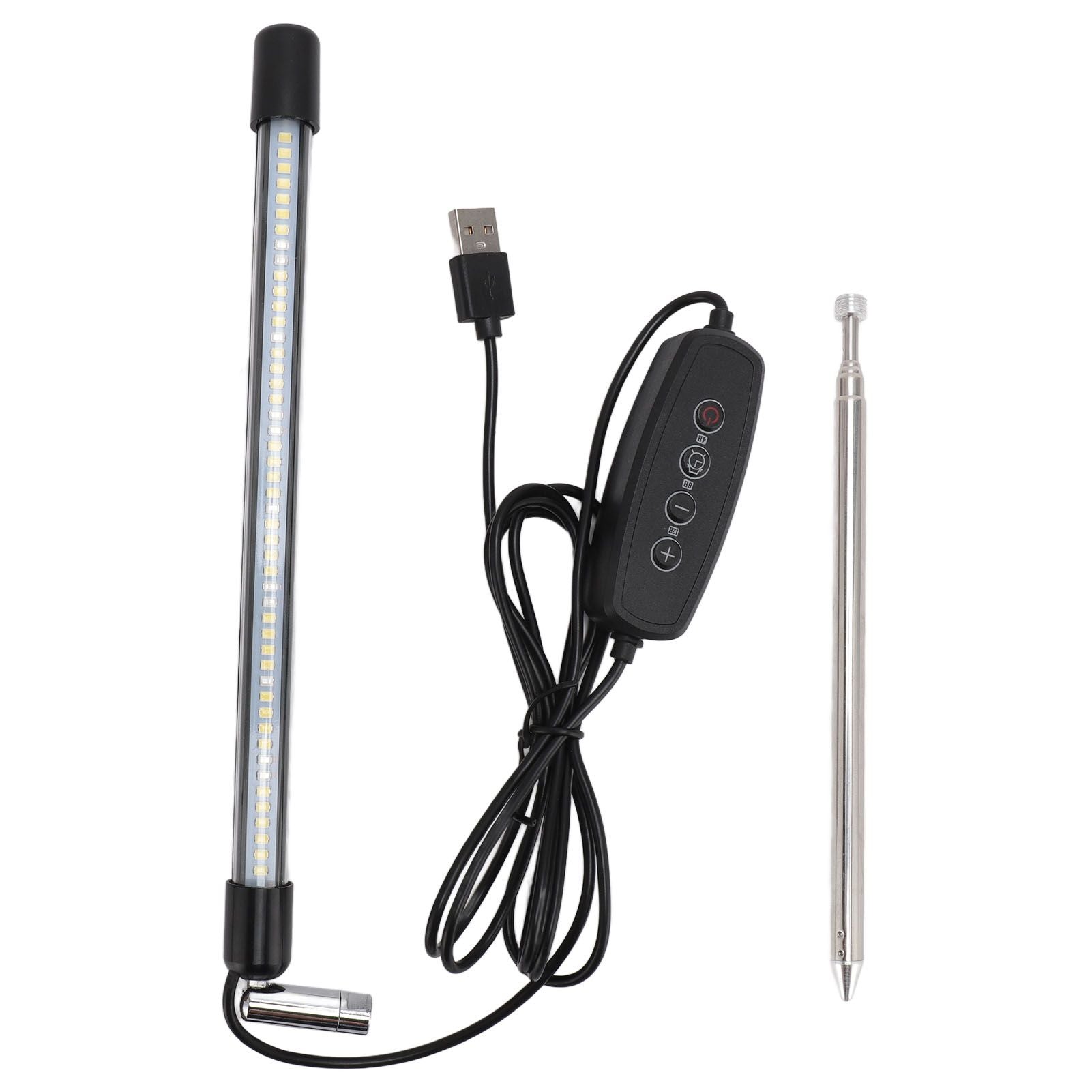 48 LEDs Plant Lamp with 4H 8H 12H Timing 6 Modes Full Spectrum 5W USB 5V Telescopic Small Grow Light for Indoor Plants