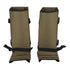 1 Pair Snake Gaiters Polyester Fiber Breathable Lightweight Snake Proof Leg Cover for Hiking Camping Mountaineering OD Green