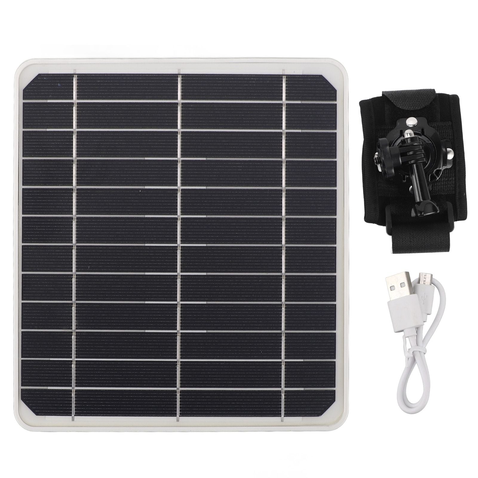 20W Solar Panel with USB TYPE C DC Port Waterproof 5V 2A Portable Solar Panel for Backpack Bicycle