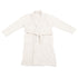 Bathrobe Coral Velvet Thicken Soft Water Absorbent Warm Belt Design Couple Bathrobe for Home Hotel Milky White