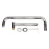 Shower Head Extension with Flange S Shape Shower Arm Wall Mount Rotatable Stainless Steel Shower Pipe for Bathroom Electroplate