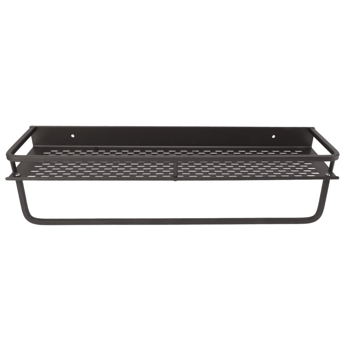 Shower Caddy Grey Shower Organizer Shelf Easy Install Aluminium Alloy Large Capacity Shower Accessory for Bathroom Home 50cm / 19.7in