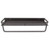 Shower Caddy Grey Shower Organizer Shelf Easy Install Aluminium Alloy Large Capacity Shower Accessory for Bathroom Home 50cm / 19.7in