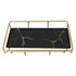 Bathroom Vanity Tray Modern Stylish Anti Slip Kitchen Sink Countertop Storage Organizer L Black
