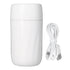 300ml Mini Humidifier Portable Colorful Lights USB Humidifier for Home Bedroom Office CarWhite