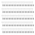 100Set Reusable 4g Coffee Measuring Spoon Brush Kit Coffee Making Accessory for Home Office Use