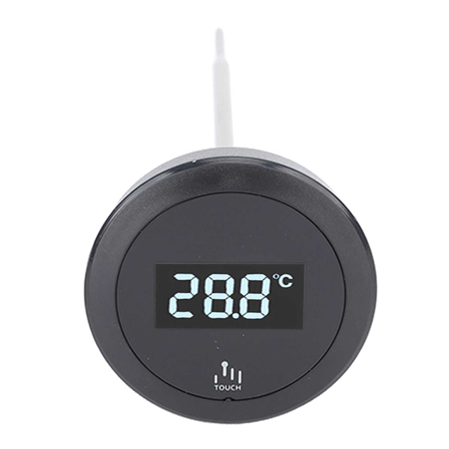 Digital Touch Screen Thermometer IP65 Waterproof Thermometer with Stainless Steel Probe Backlight for Coffee Milk Pot Kettle Temperature Measurement
