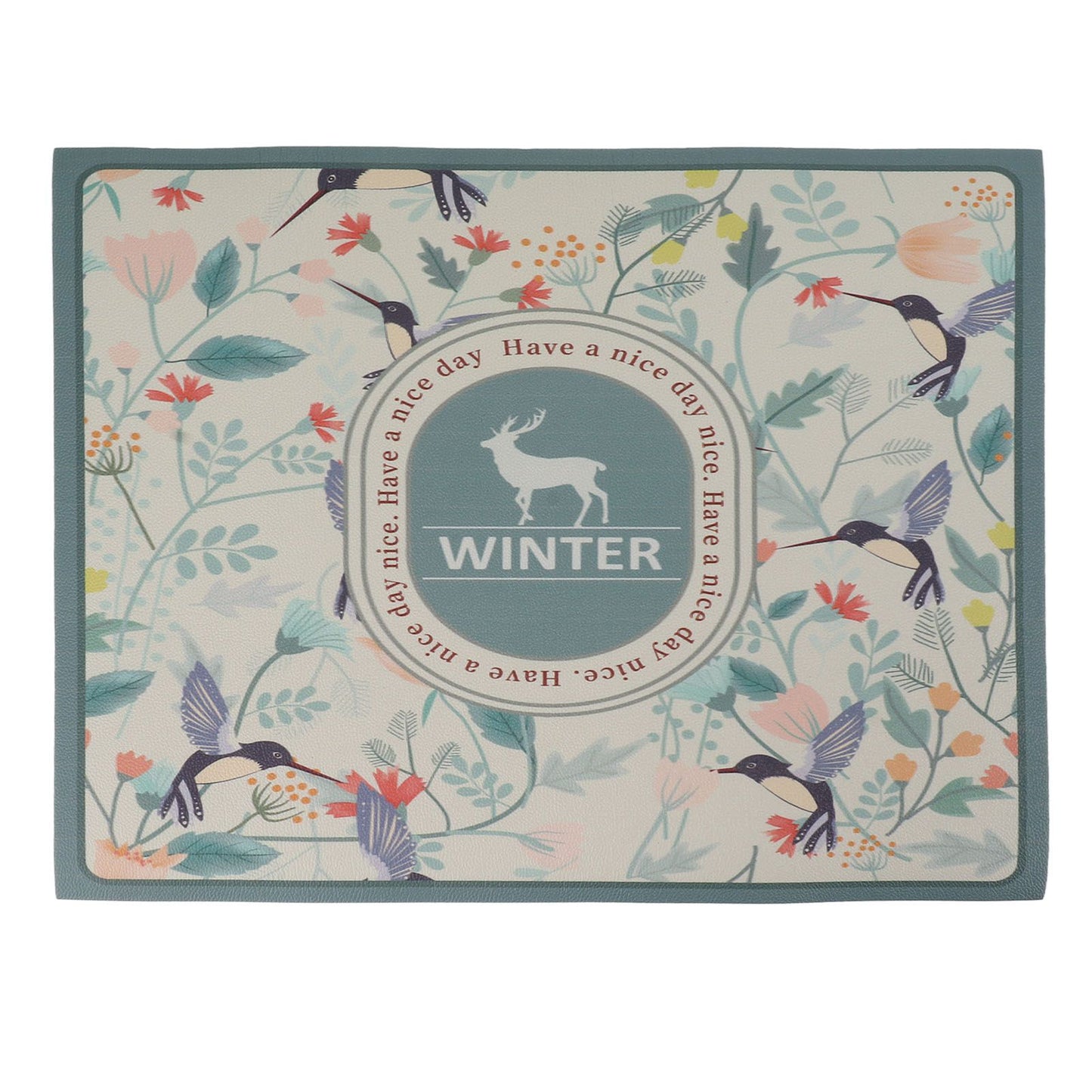 Coffee Maker Mat Absorbent Spill Proof Waterproof Scratch Resistance Coffee Table Mat for Countertops 40x50cm / 15.7x19.7in