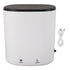 Electric Cosmetic Brush Cleaner 4.5L USB Turbo Blue Lights Cleaning One Key Control Makeup Brush Cleaner Dryer Machine for All Size Makeup Brush