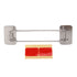 RV Corner Storage Bar Stainless Steel Adjustable Steel Rod with Hook for Securing