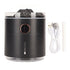 Aromatherapy Mist Diffuser Intelligent Multifunctional Timing Atomizing Flame Humidifier for Bedroom Living Room White