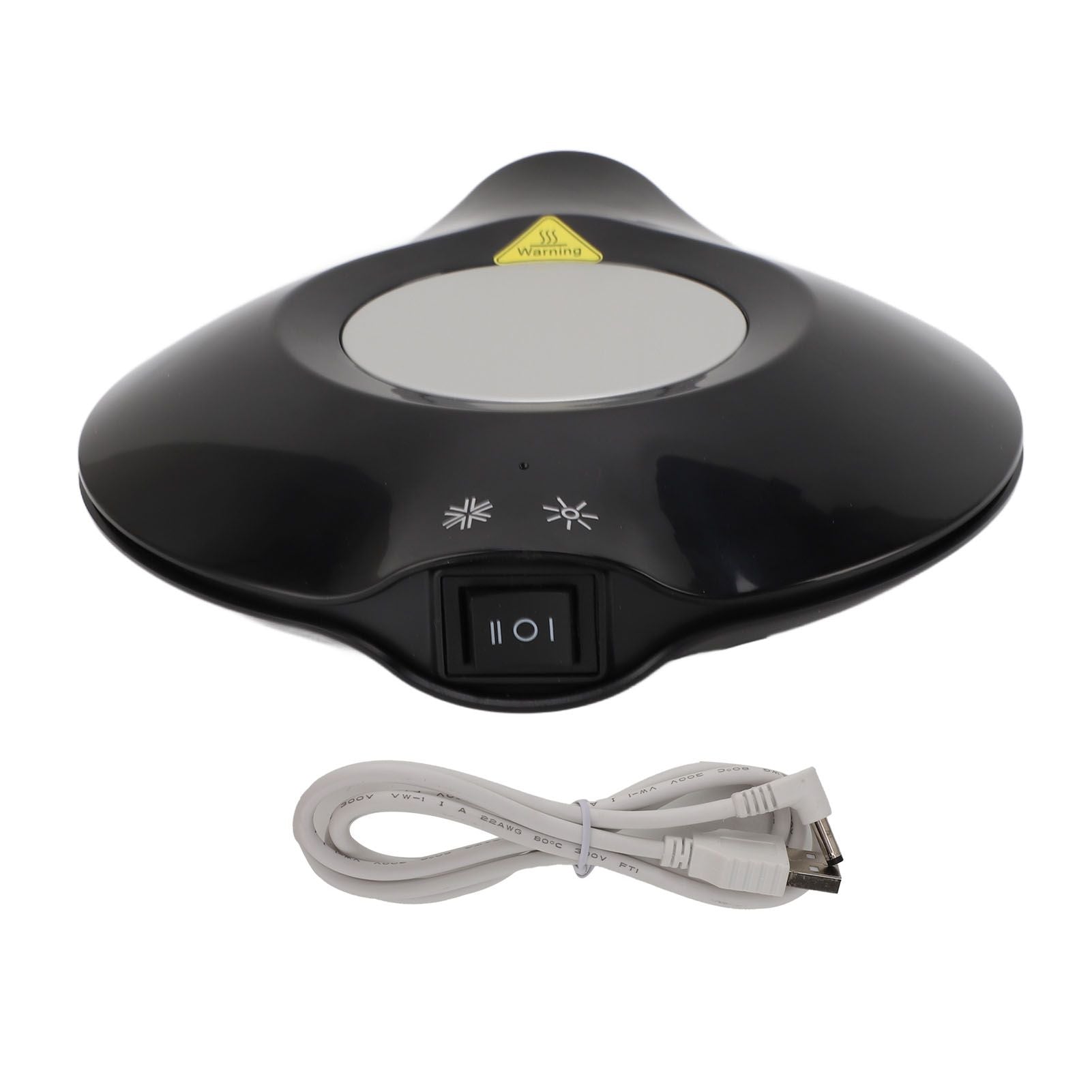 Coffee Cup Heater Cooler 5V‑9V 2A 10W‑18W USB Interface Cold Warm Dual Use Auto Off Portable Cup Warmer for Coffee Beverage Milk Tea