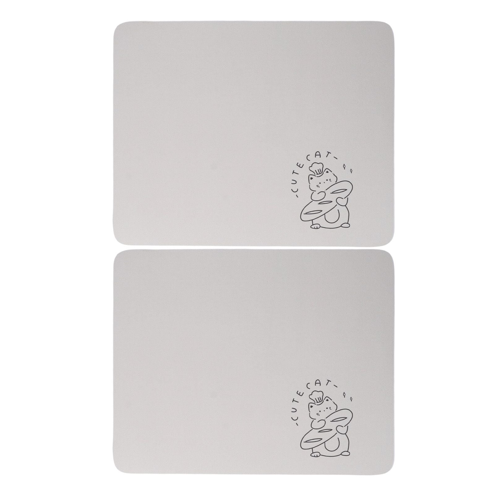 2PCS Coffee Bar Mat Multifunctional Prevent Slip Waterproof Shockproof Absorbent Dish Drying Mat for Kitchen Counter 30x40cm / 11.8x15.7in