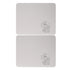 2PCS Coffee Bar Mat Multifunctional Prevent Slip Waterproof Shockproof Absorbent Dish Drying Mat for Kitchen Counter 30x40cm / 11.8x15.7in