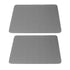 2Pcs Coffee Mat Drying Pad Super Absorbent Prevent Slip Shock Absorption Easy to Clean Coffee Bar Mat for Countertops Coffee Machine Dark Gray 30x40cm / 11.8x15.7in