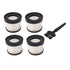 4 Pcs Vacuum Filter Non Woven Fabric Plastic Vacuum Filter Replacement for 49 90 1900 0882 20 49 90 0160 0880 20