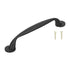 Zinc Alloy Cabinet Handles Black Decorative Drawer Pull Kitchen Furniture Hardware for Bedroom Bathroom Living Room