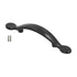 Black Zinc Alloy Handle American Cabinet Hardware Handle Drawer Handle Wardrobe Door Handle Bathroom Handle