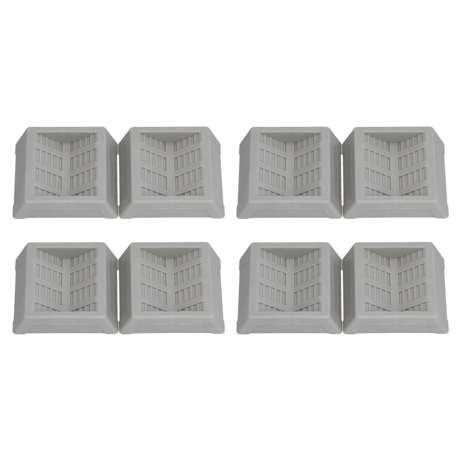 8PCS Rubber Caster Cups Furniture Wheel Stoppers Floor Protector for Bed Office Chair Cabinet Sofa Closet Wheels