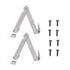 2 Set Folding Support Hinges Lid Lift Up Stay Hinge for Wooden Boxes Cabinet Cupboard Furniture Hardware