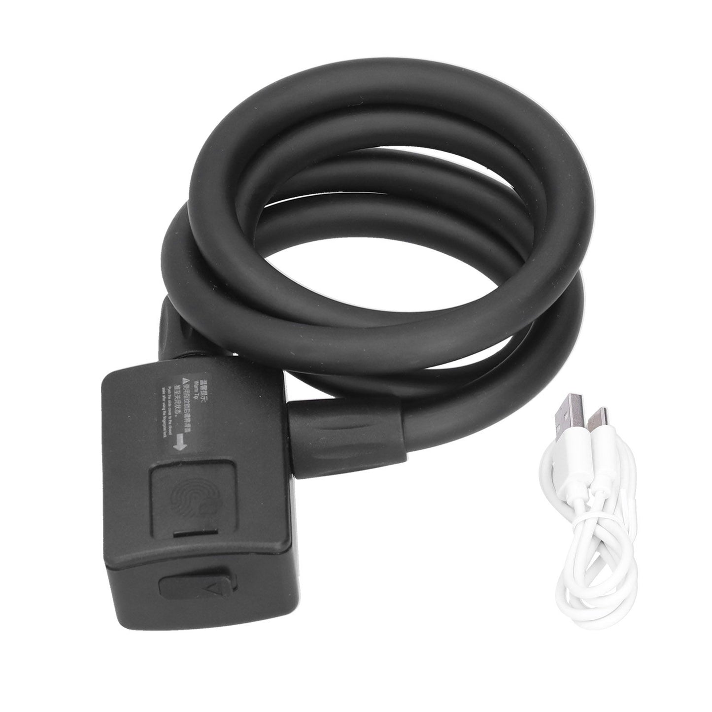 3.7V Electric Bike Lock Bluetooth Fingerprint Bike Lock with Waterproof and Dustproof Anti Theft for Cycling