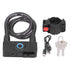 3.7V Lithium Battery Portable Fingerprint Bicycle Lock Bluetooth Intelligent Chain Lock for Motorcycle Mountain Bike