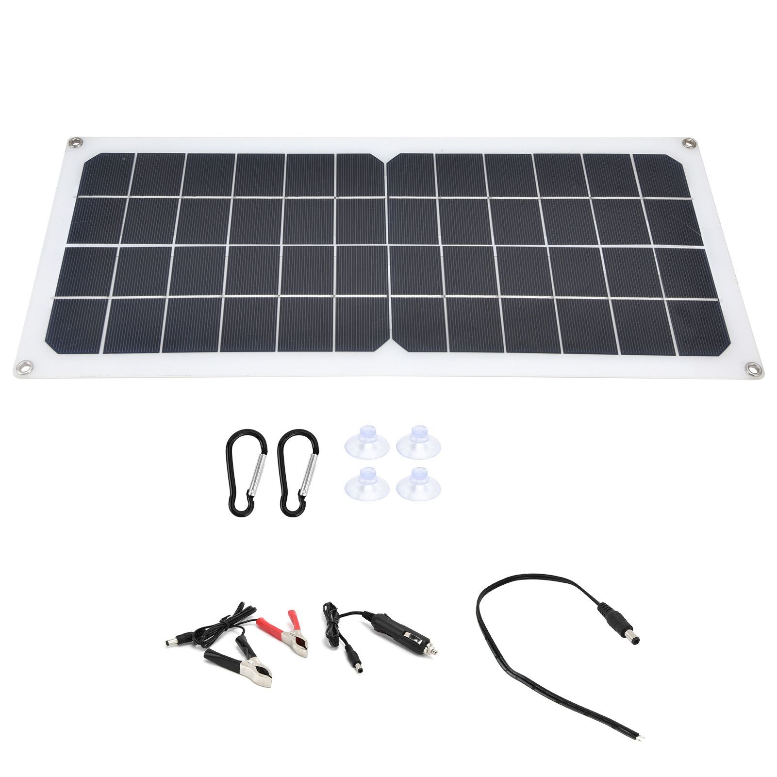10W Photovoltaic Solar Panel Charging Board with Dual USB Ports for RVs Boat Planes Satellites Spaceport
