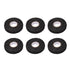 6pcs Cloth Tape Black Noise Damping Heat Proof Shock Absorbing Wear Proof Flame Retardant 19mmx25m Wire Harness Wrapping Tape for Car Engine
