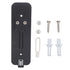 Video Doorbell Backplate Visual Doorbell Back Plate Replacement Part with Card Extractor For Blink Video Doorbell Black