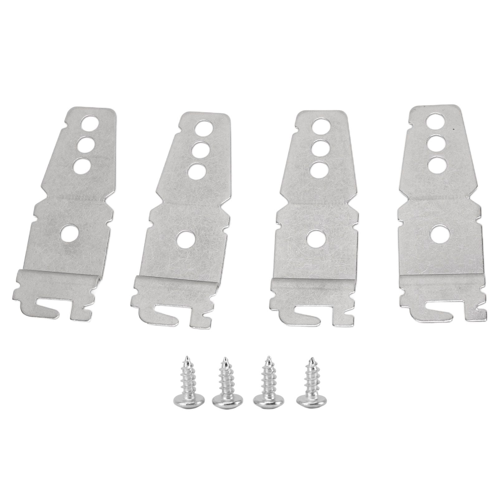 4pcs Dishwasher Mounting Bracket Stainless Steel with Screws Undercounter Dishwasher Mounting Bracket for Sears for Maytag for Bosch for Jenn Air