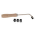 PVC Plastic Floor Slotting Floor Welding Slot Knife Groover Beech Wood Grooving Gouge Steel Slotting Knife Flooring Tools with 3 Blades